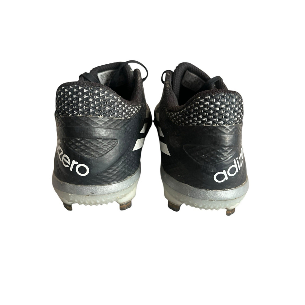 Adidas Adizero Afterburner 2.0 Baseball Cleats Mens 7.5 Black Gray - Picture 7 of 7